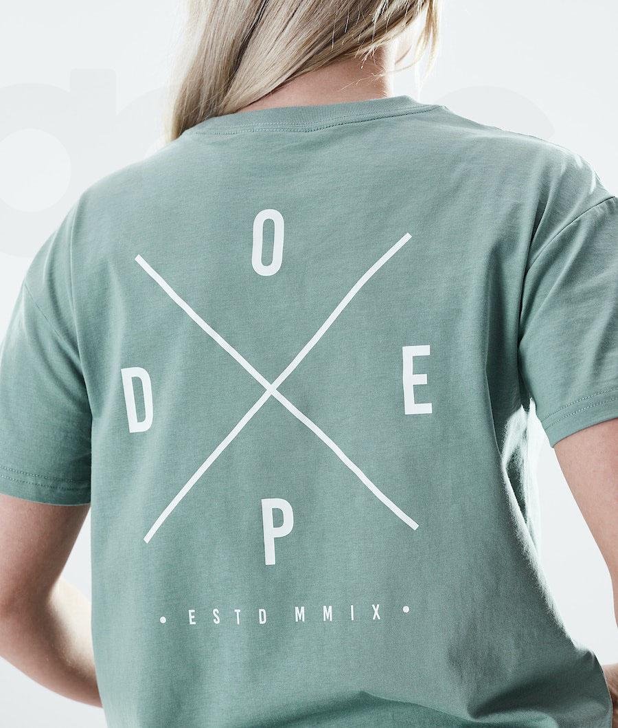 Green Women's Dope Regular T-shirts | NZ_D1108