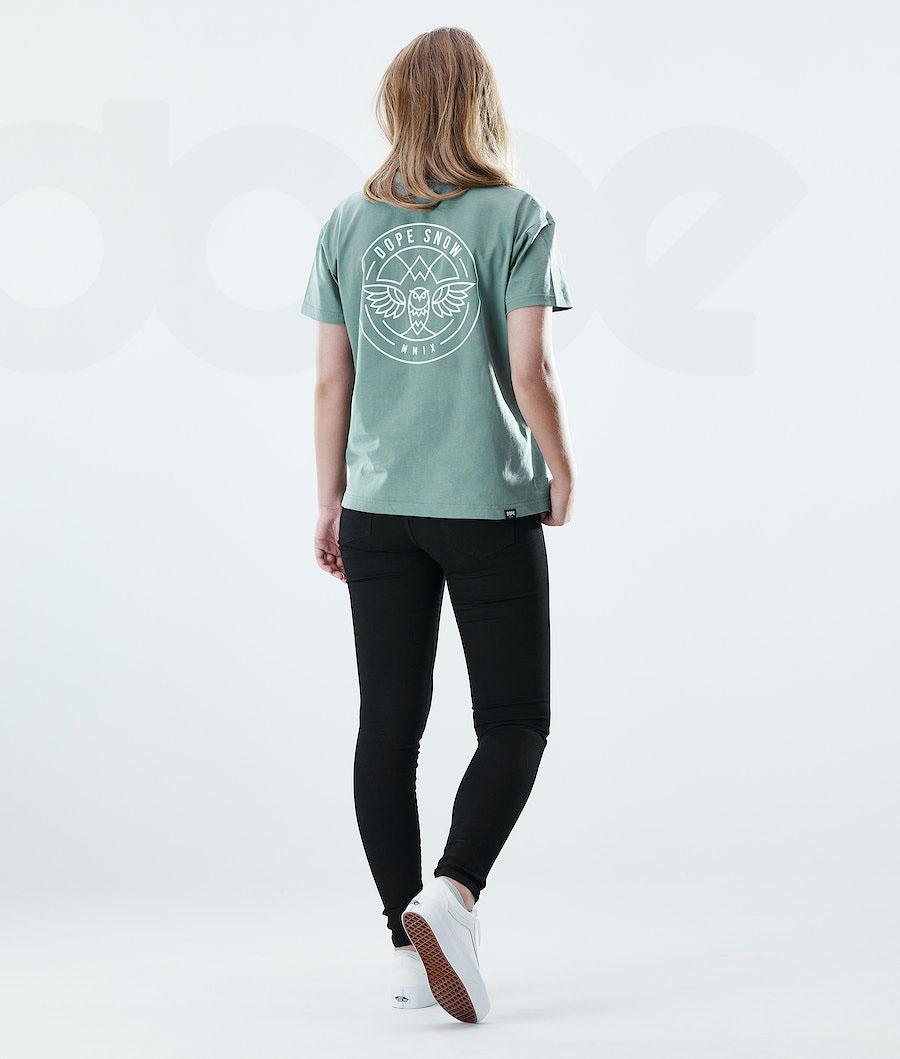 Green Women's Dope Regular T-shirts | NZ_D1658