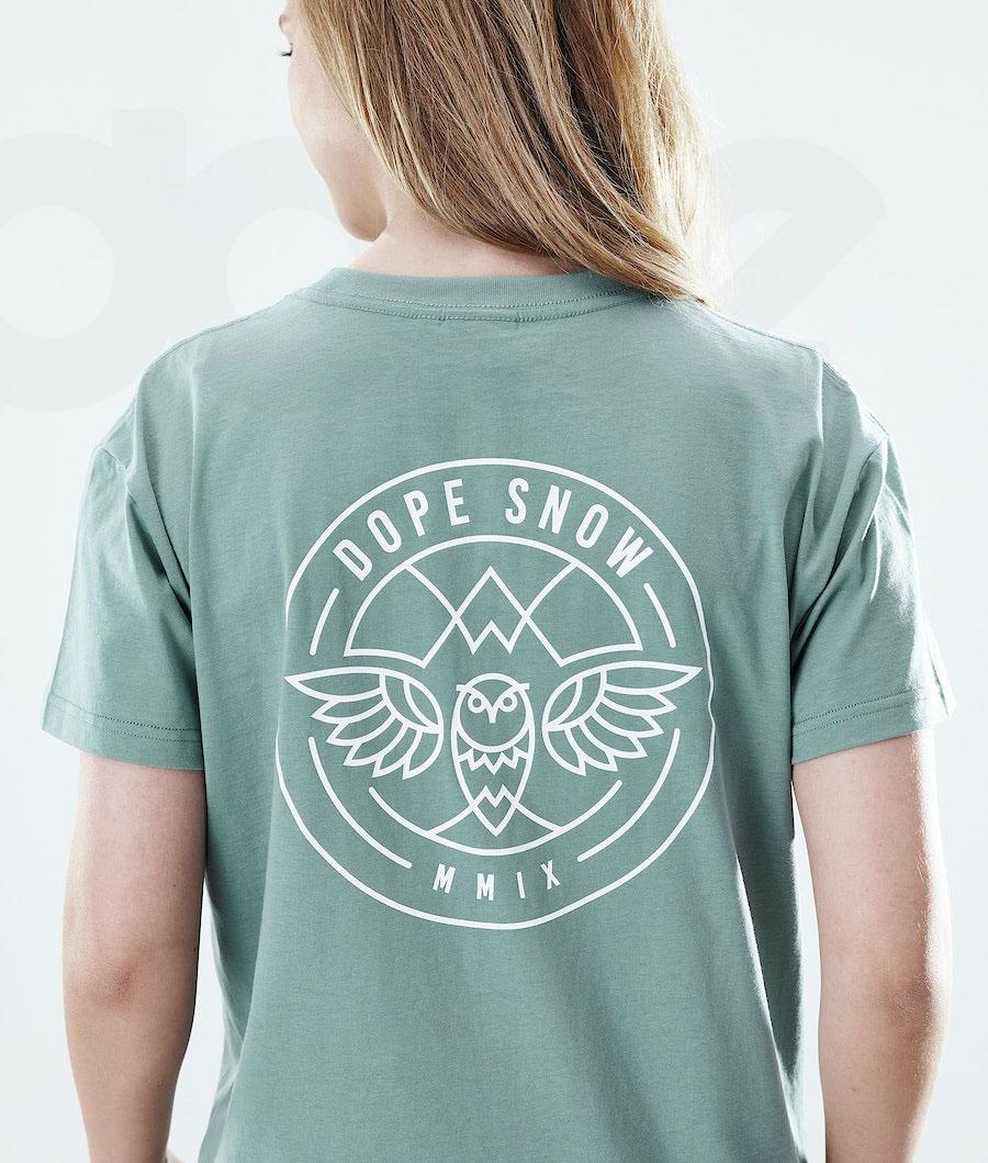 Green Women's Dope Regular T-shirts | NZ_D1658