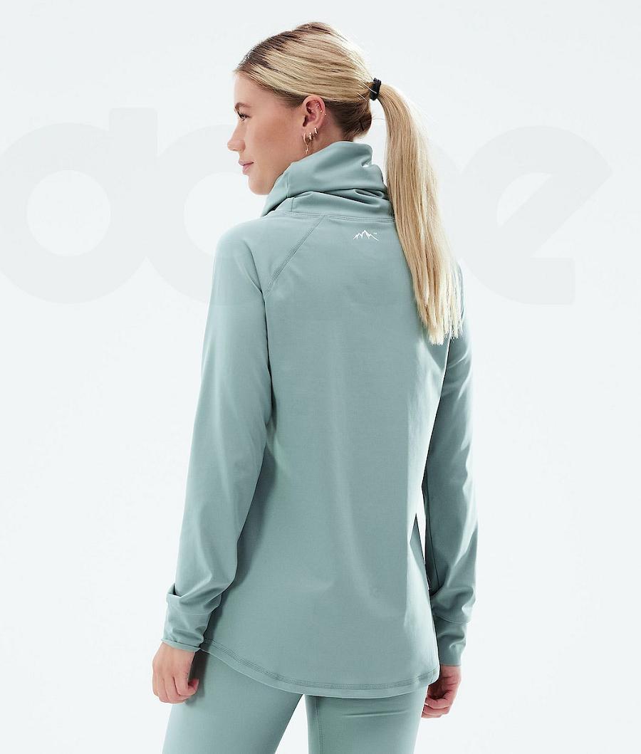 Green Women's Dope Snuggle W Base Layer Tops | NZ_D1367