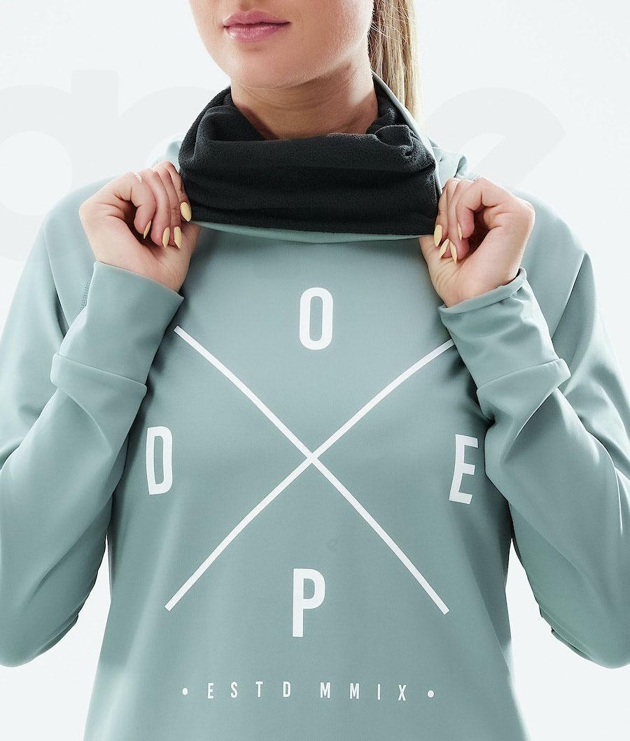 Green Women's Dope Snuggle W Base Layer Tops | NZ_D1367