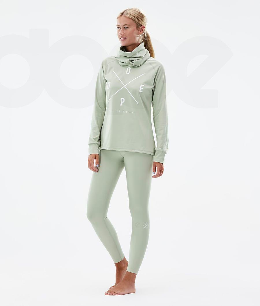 Green Women's Dope Snuggle W Base Layer Pants | NZ_D1572