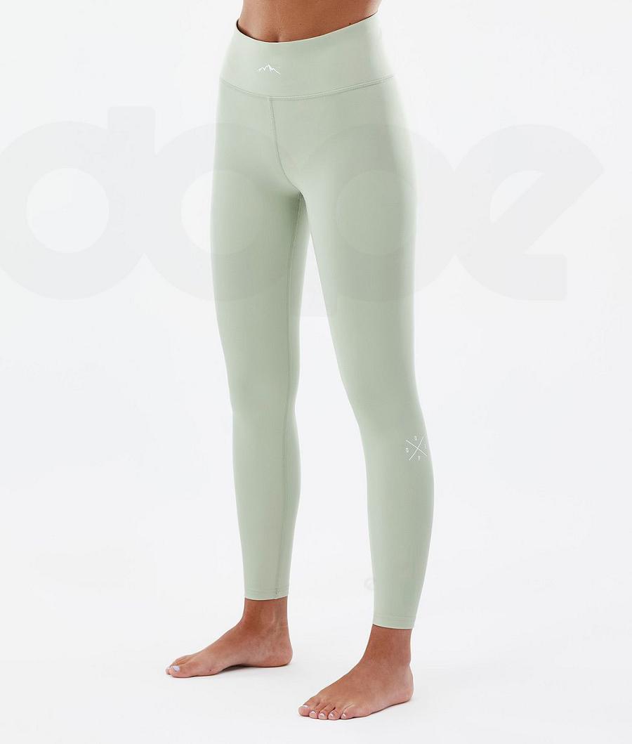 Green Women\'s Dope Snuggle W Base Layer Pants | NZ_D1572