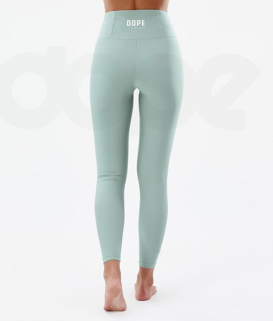 Green Women's Dope Snuggle W Base Layer Pants | NZ_D1712