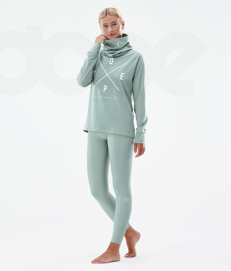 Green Women's Dope Snuggle W Base Layer Pants | NZ_D1712
