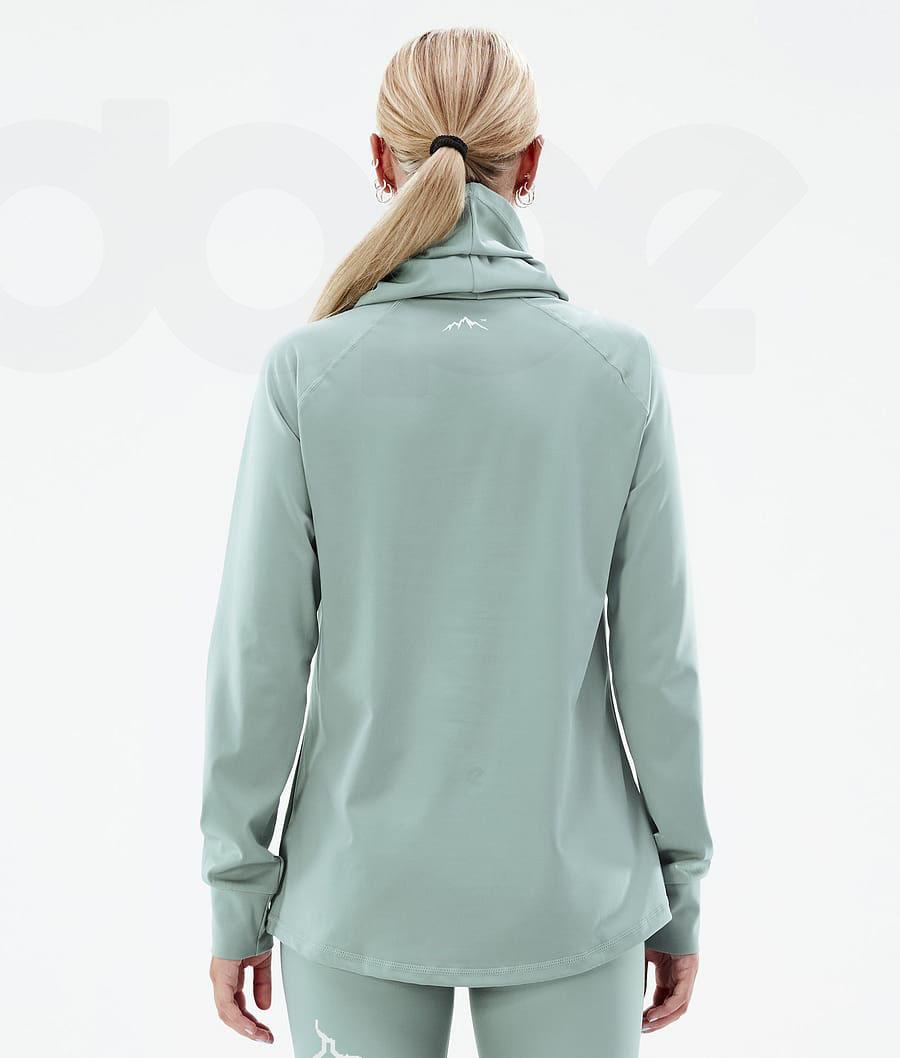 Green Women's Dope Snuggle W Base Layer Tops | NZ_D2521