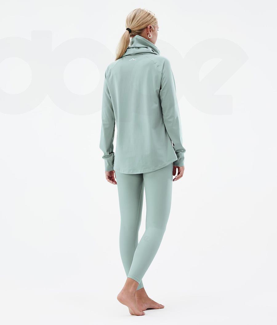 Green Women's Dope Snuggle W Base Layer Tops | NZ_D2521