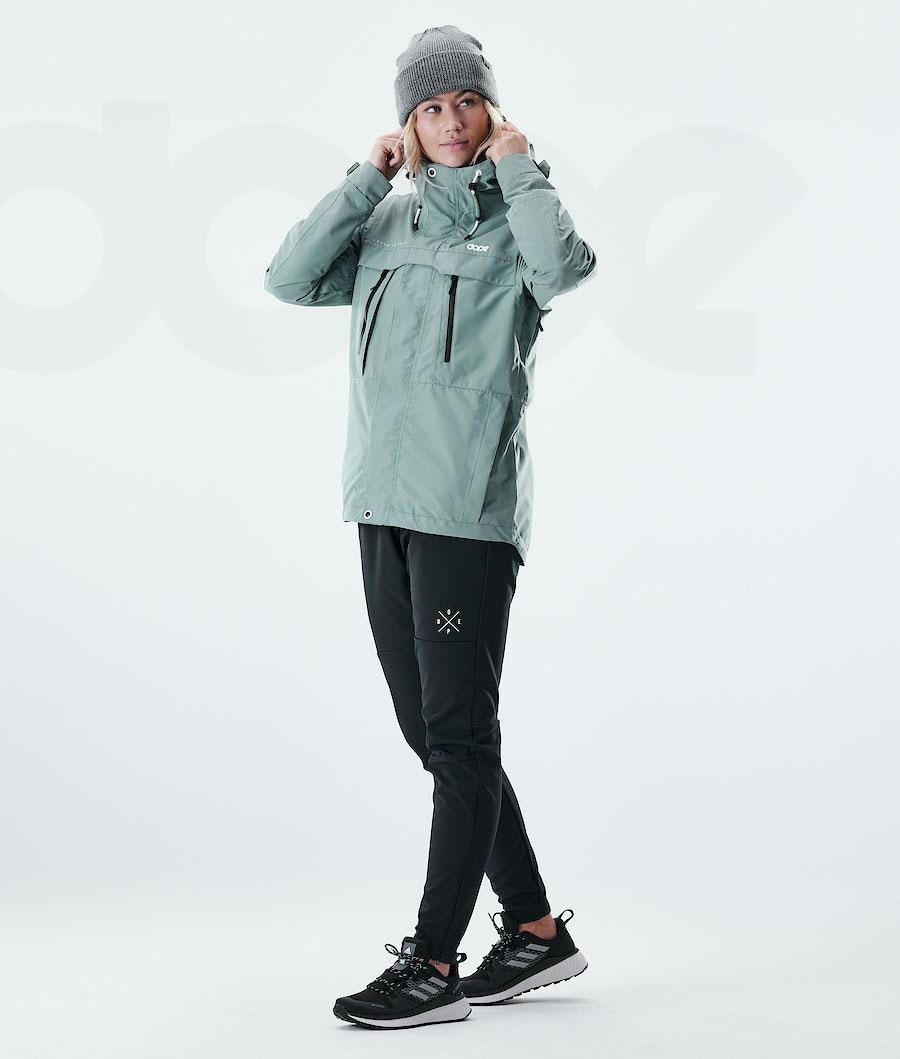 Green Women's Dope Trekker W Outdoor Jackets | NZ_D1657