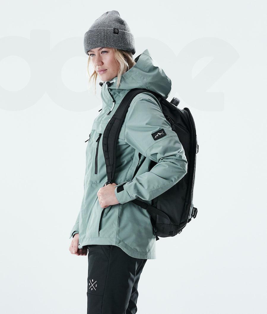 Green Women's Dope Trekker W Outdoor Jackets | NZ_D1657