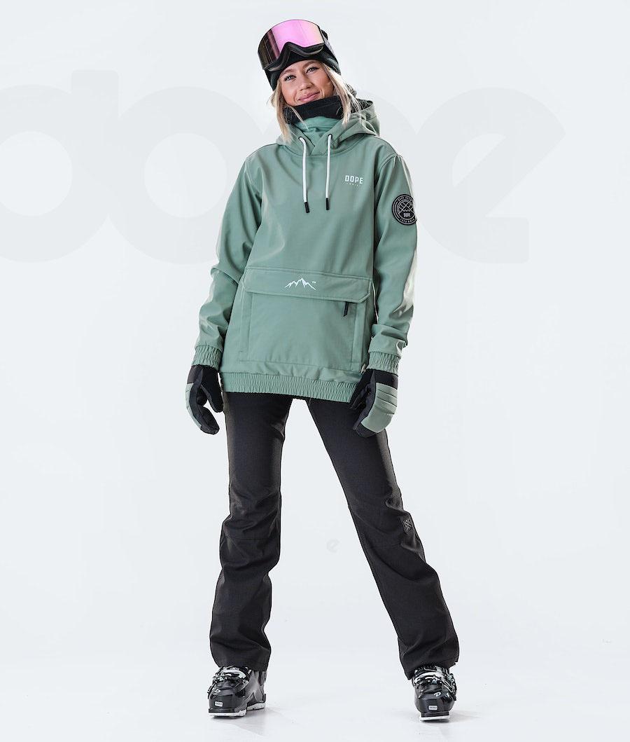 Green Women's Dope Wylie W 10k Ski Jackets | NZ_D1339