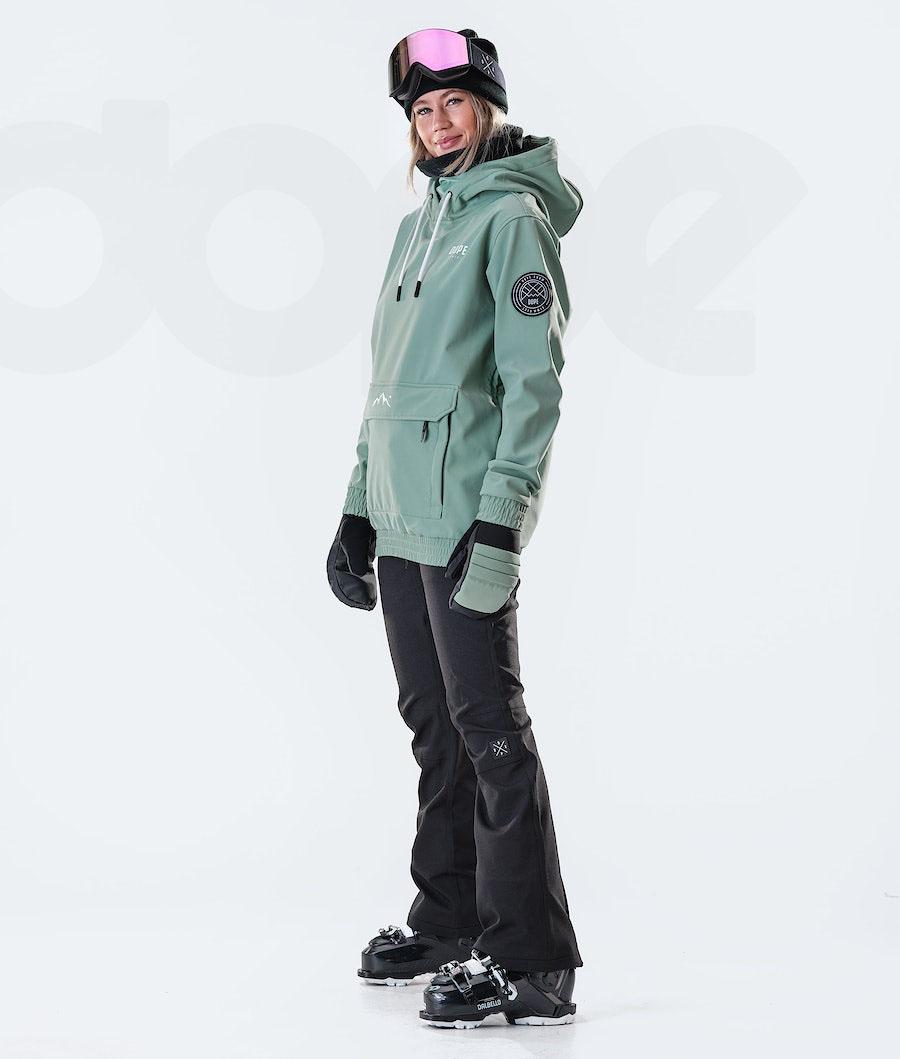 Green Women's Dope Wylie W 10k Ski Jackets | NZ_D1339
