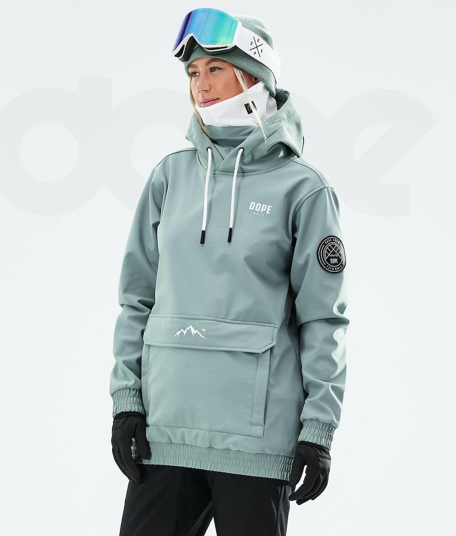 Green Women\'s Dope Wylie W Ski Jackets | NZ_D1183