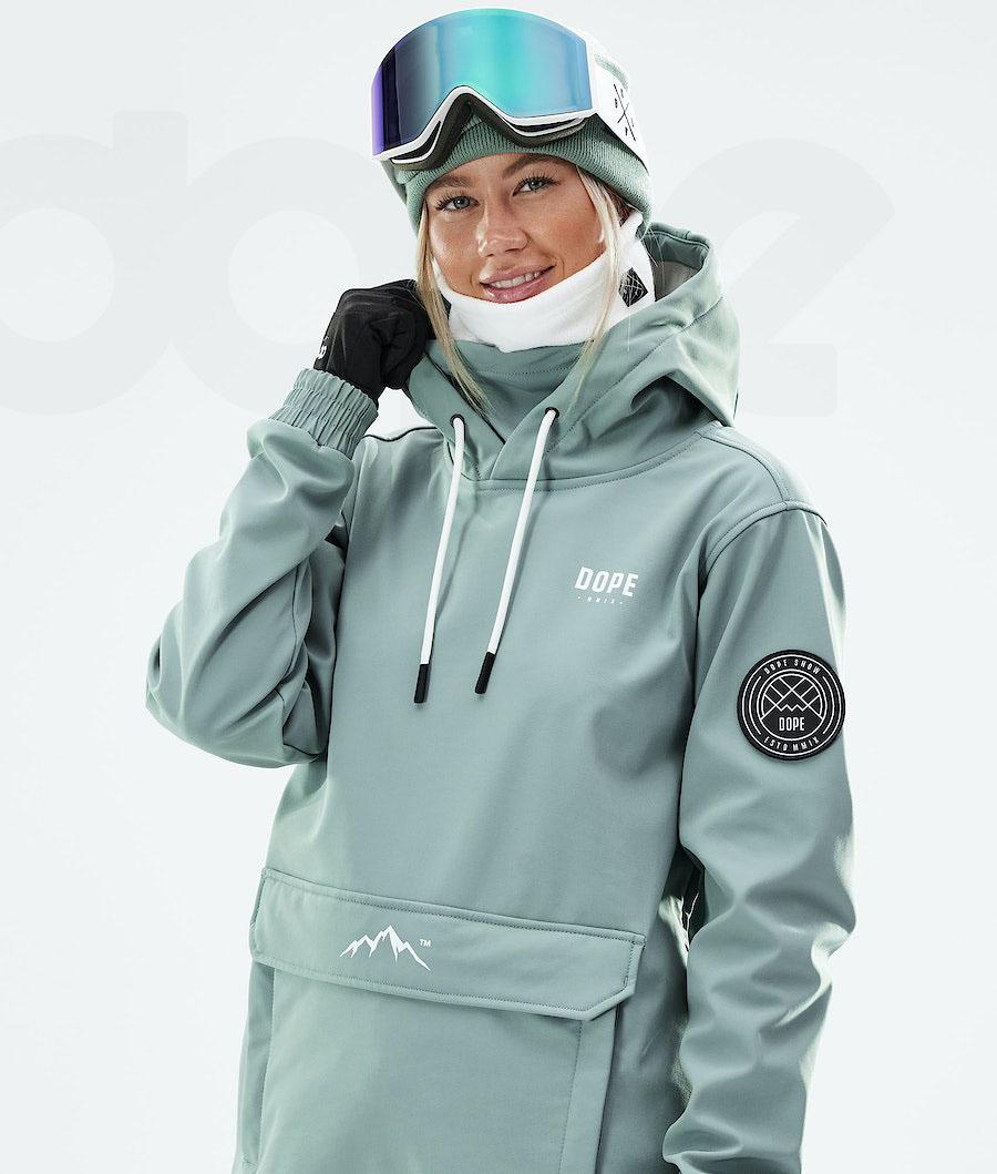 Green Women's Dope Wylie W Snowboard Jackets | NZ_D1529