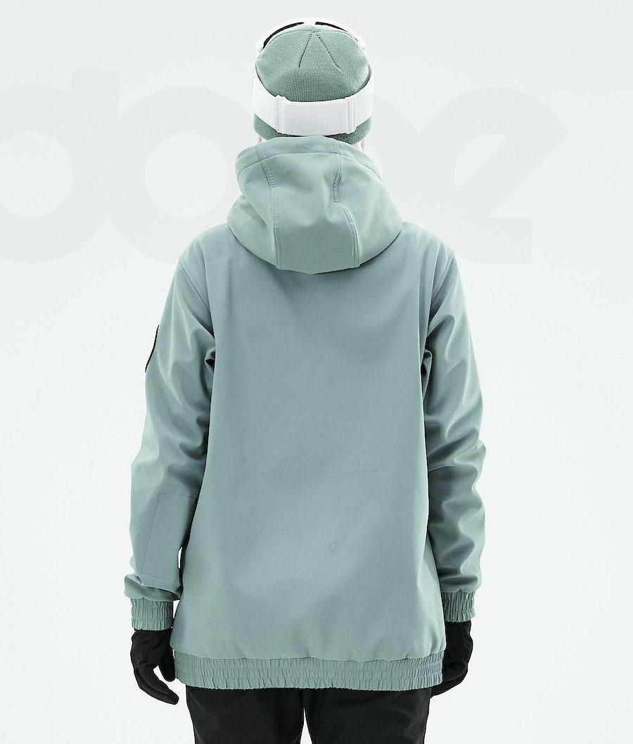 Green Women's Dope Wylie W Snowboard Jackets | NZ_D1529