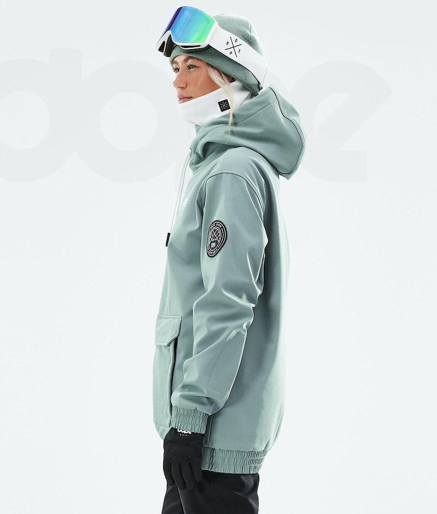 Green Women's Dope Wylie W Snowboard Jackets | NZ_D1529