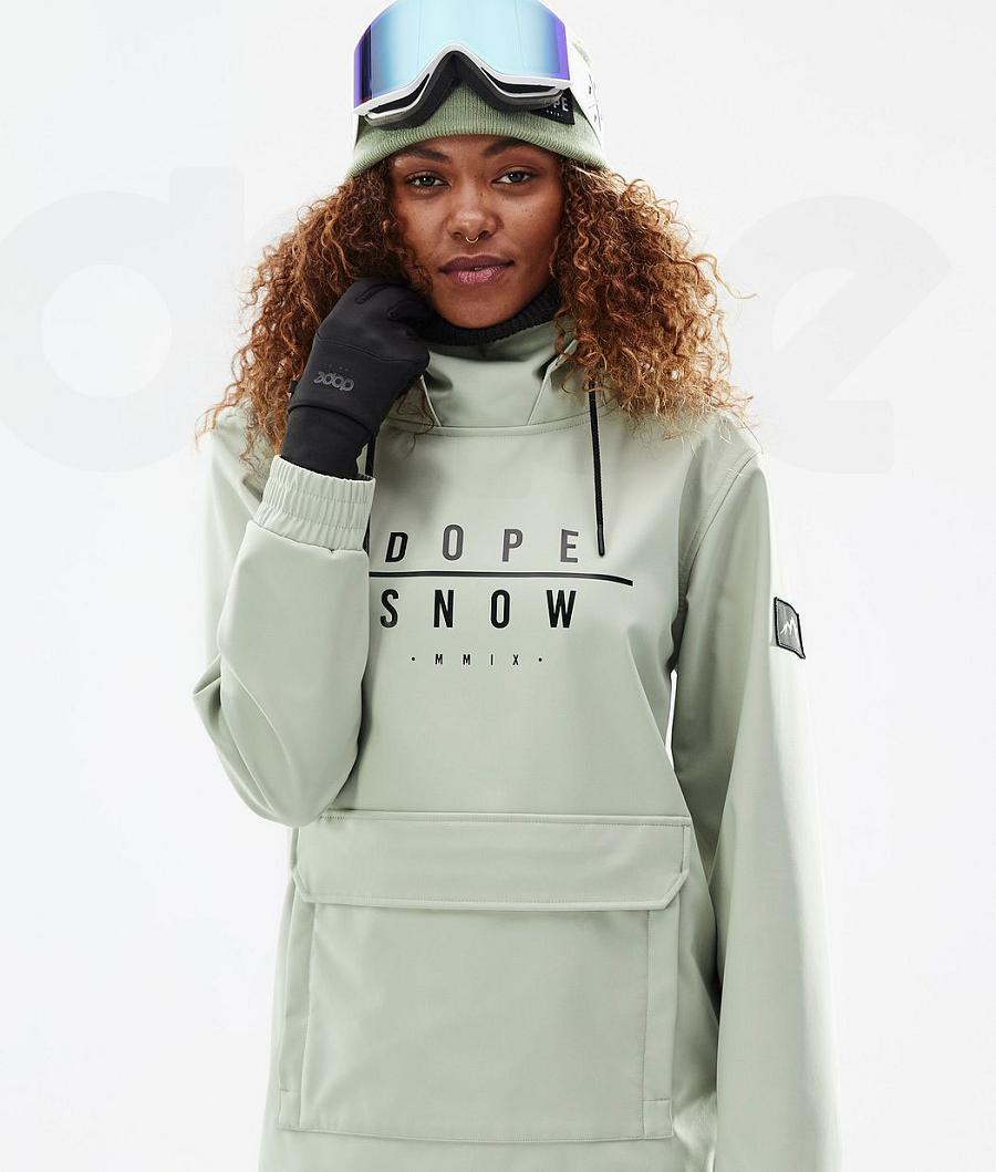 Green Women's Dope Wylie W Snowboard Jackets | NZ_D1981