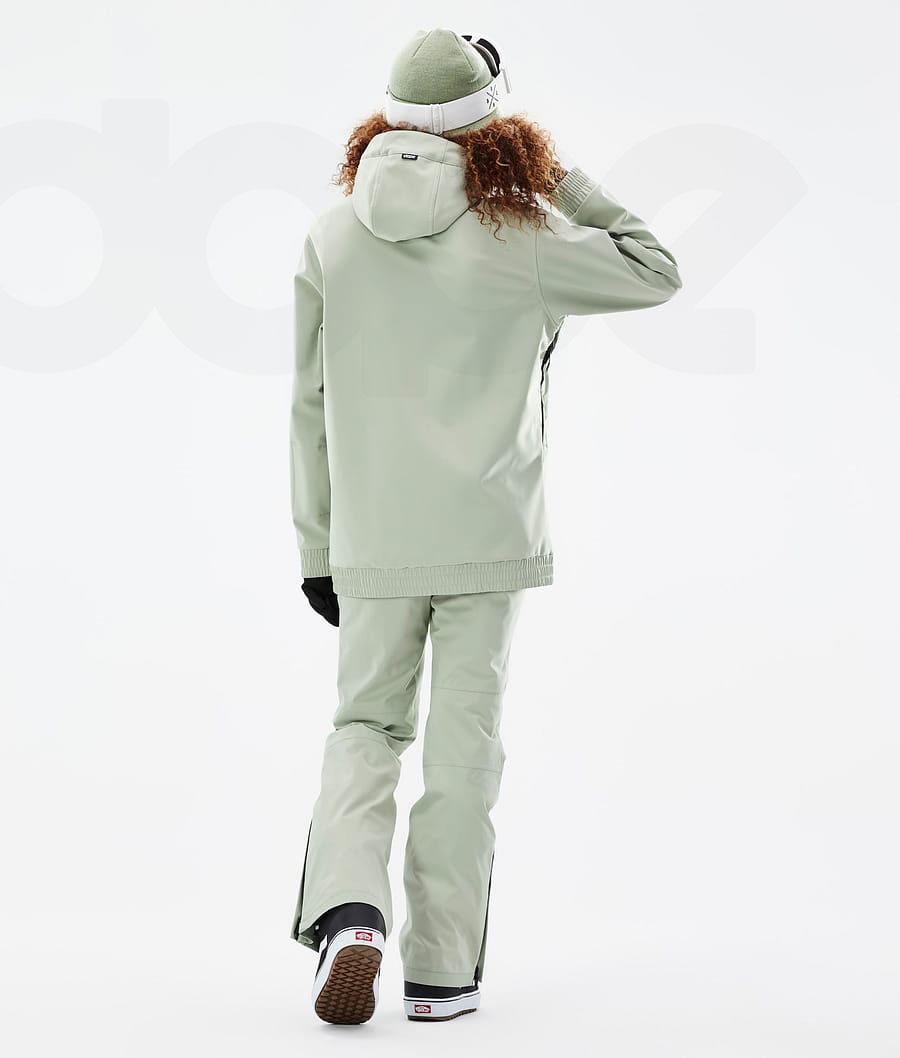 Green Women's Dope Wylie W Snowboard Jackets | NZ_D1981