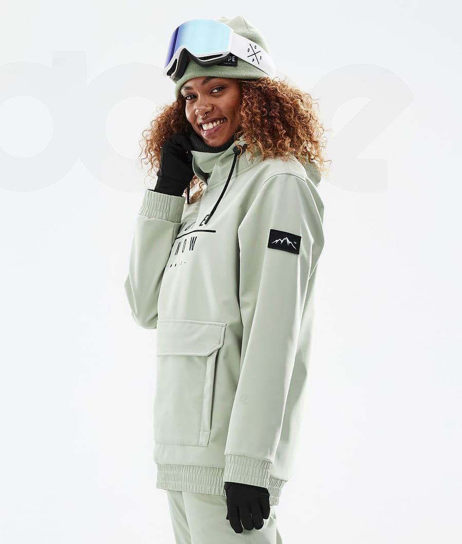 Green Women's Dope Wylie W Snowboard Jackets | NZ_D1981