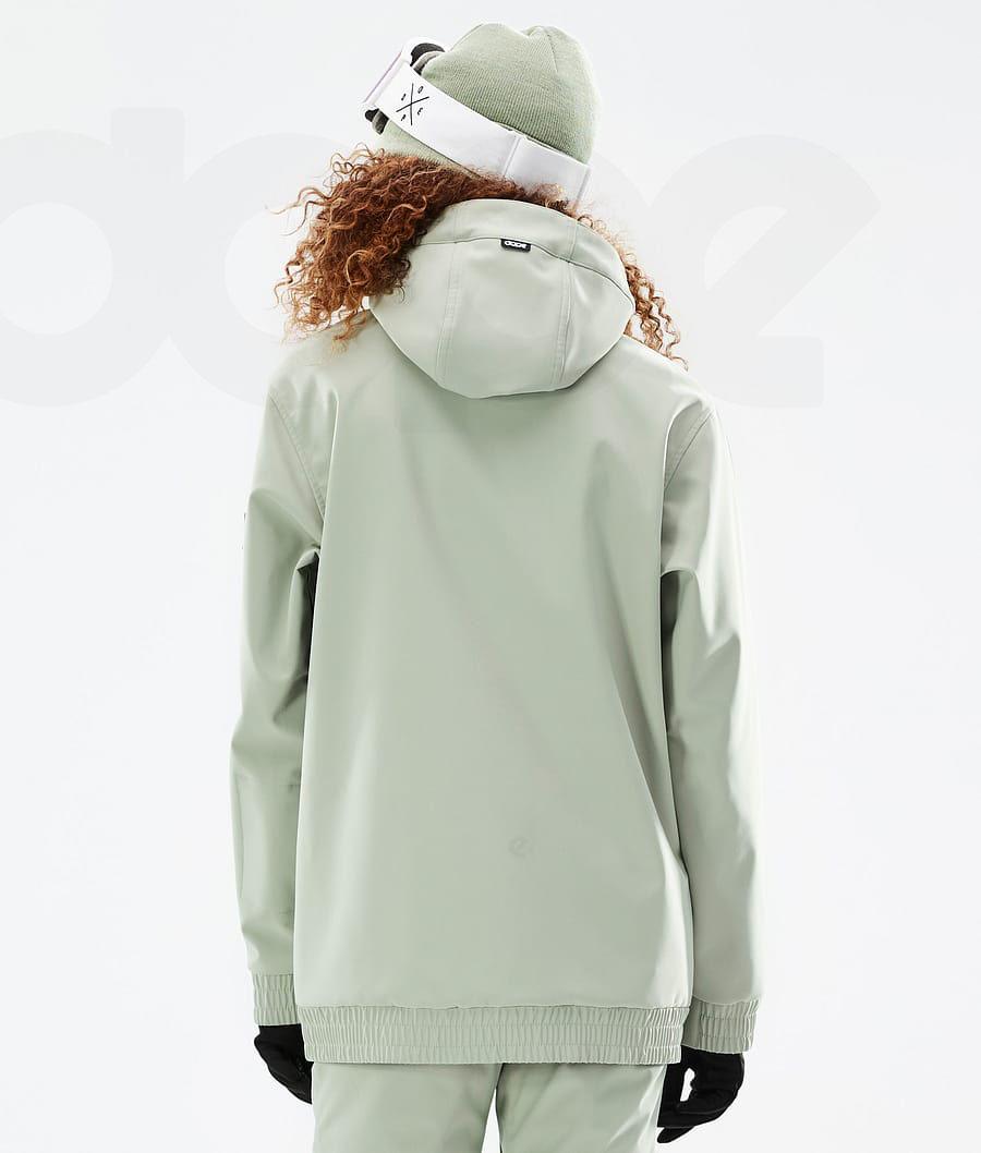 Green Women's Dope Wylie W Snowboard Jackets | NZ_D1981