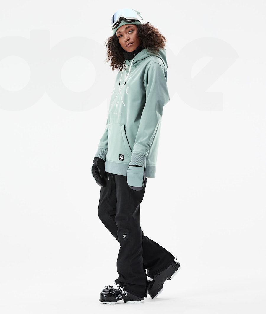 Green Women's Dope Yeti W 10k Ski Jackets | NZ_D1354