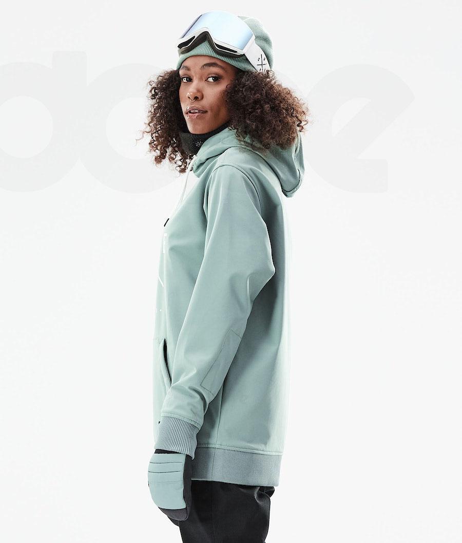 Green Women's Dope Yeti W 10k Ski Jackets | NZ_D1354