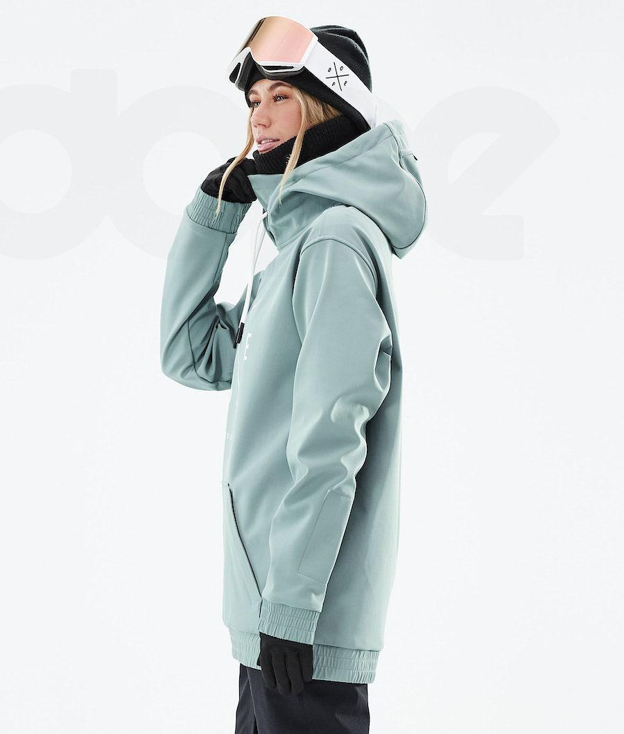 Green Women's Dope Yeti W 2021 Snowboard Jackets | NZ_D1672