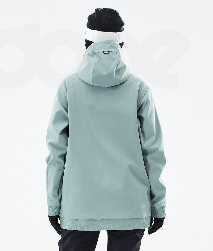 Green Women's Dope Yeti W 2021 Snowboard Jackets | NZ_D1672