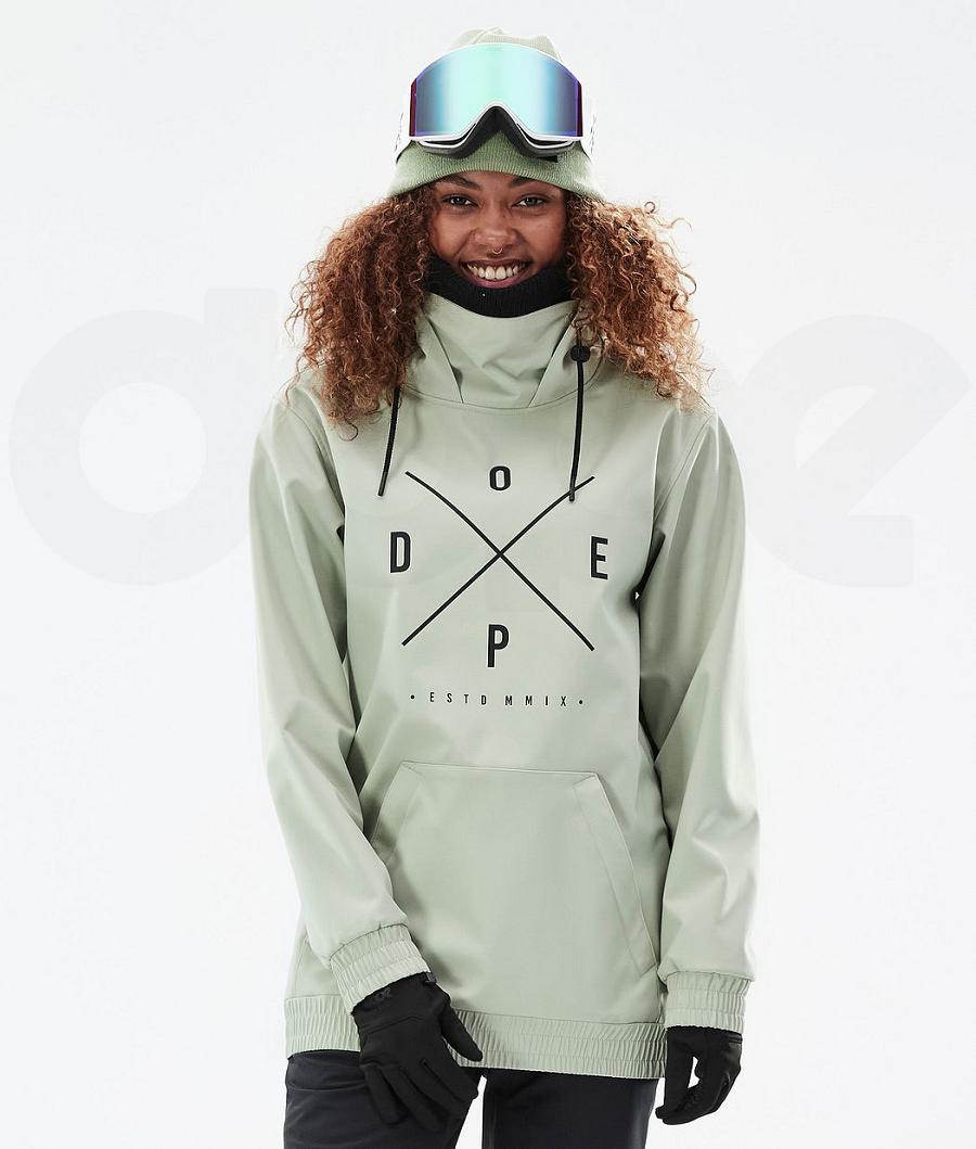 Green Women\'s Dope Yeti W Ski Jackets | NZ_D2230
