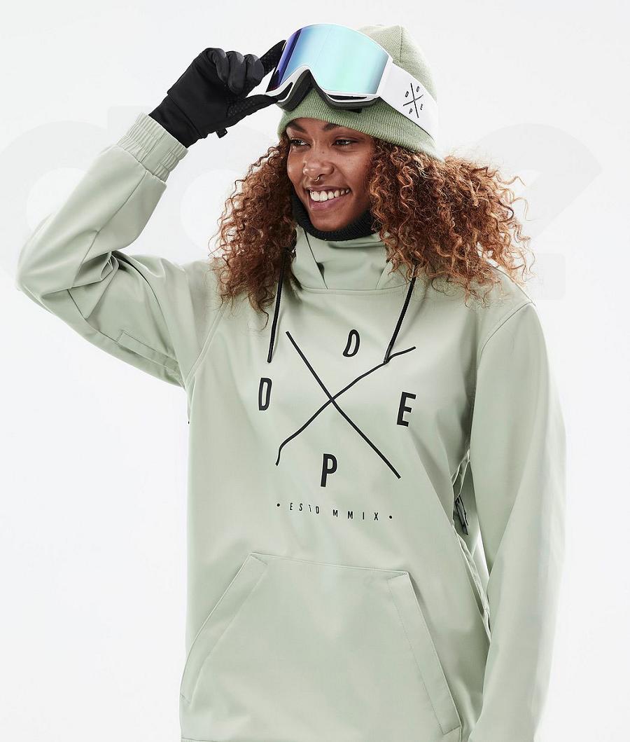 Green Women's Dope Yeti W Snowboard Jackets | NZ_D1434
