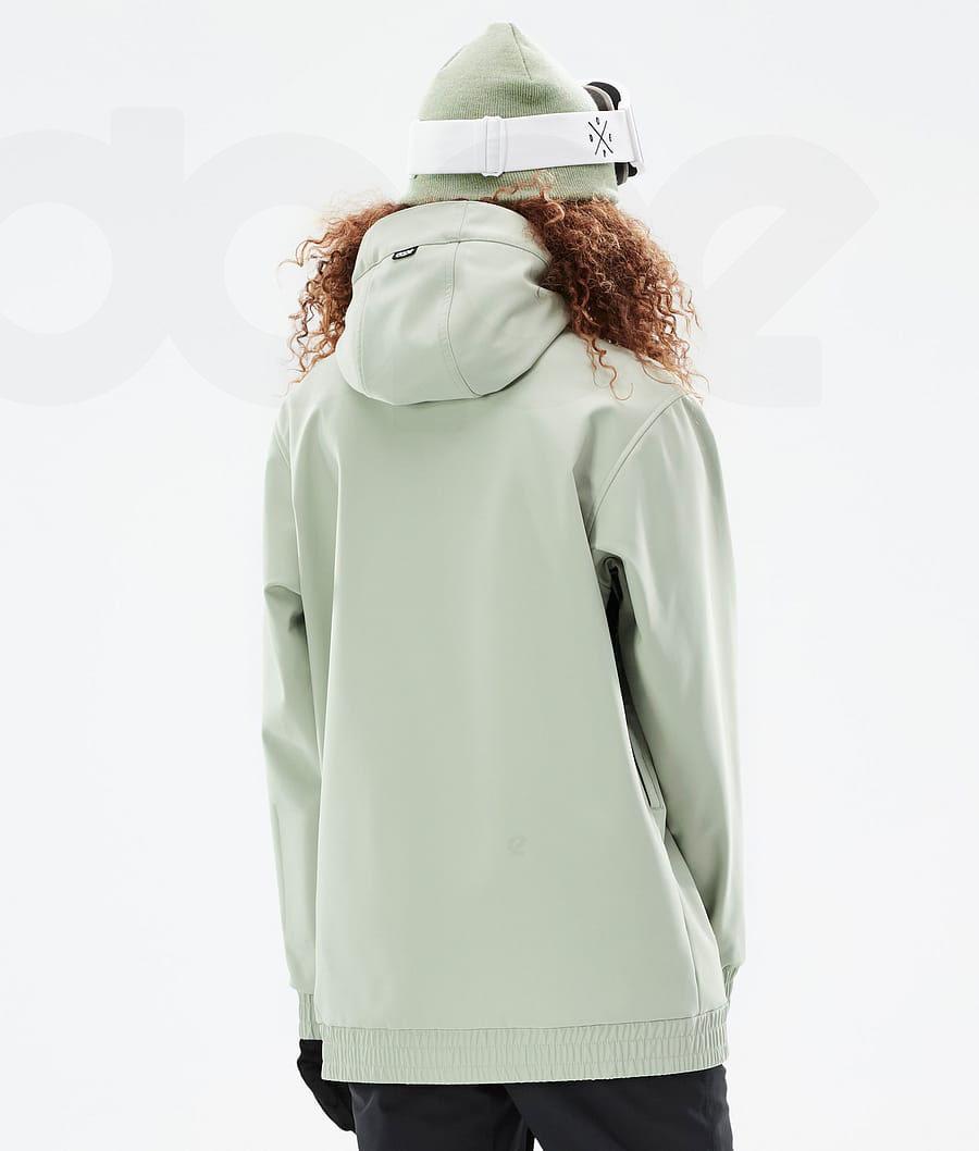 Green Women's Dope Yeti W Snowboard Jackets | NZ_D1434