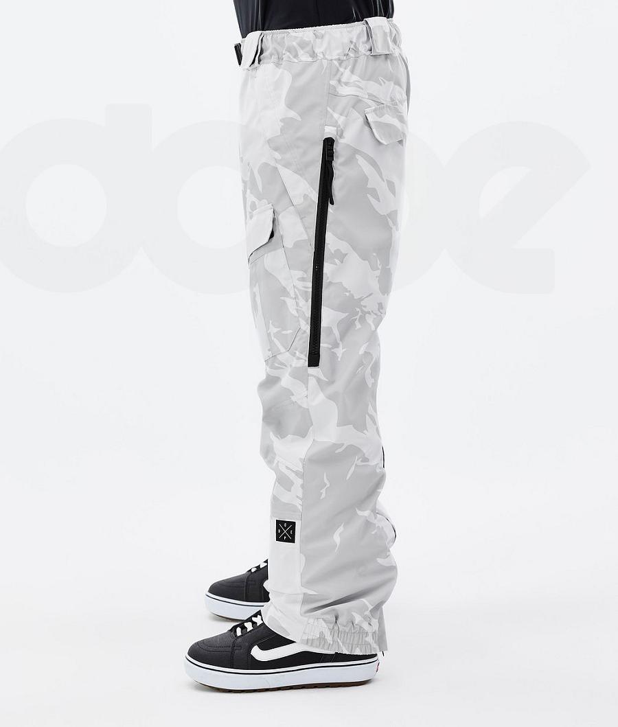 Grey Camo Men's Dope Antek Snowboard Pants | NZ_D2460