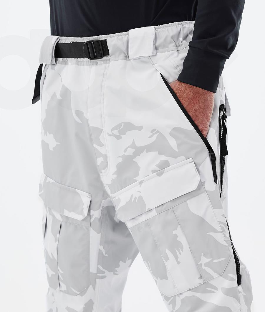 Grey Camo Men's Dope Antek Snowboard Pants | NZ_D2460