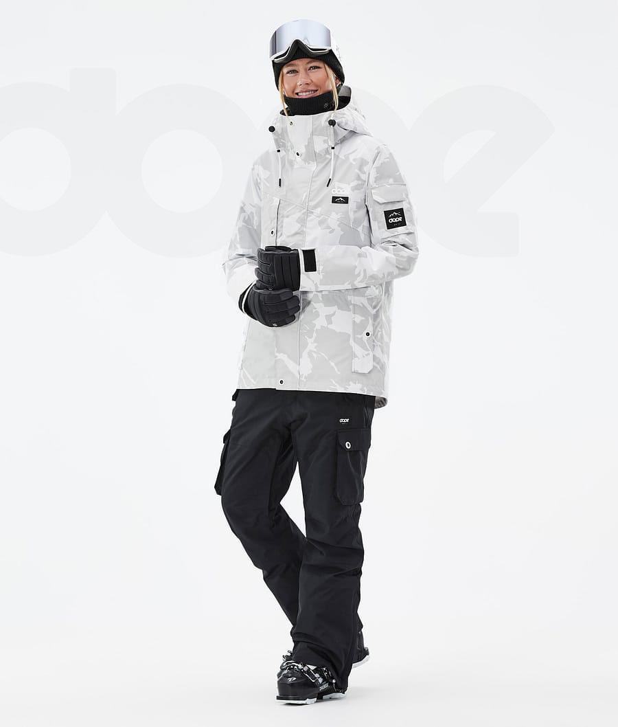 Grey Camo Women's Dope Adept W Ski Jackets | NZ_D1276