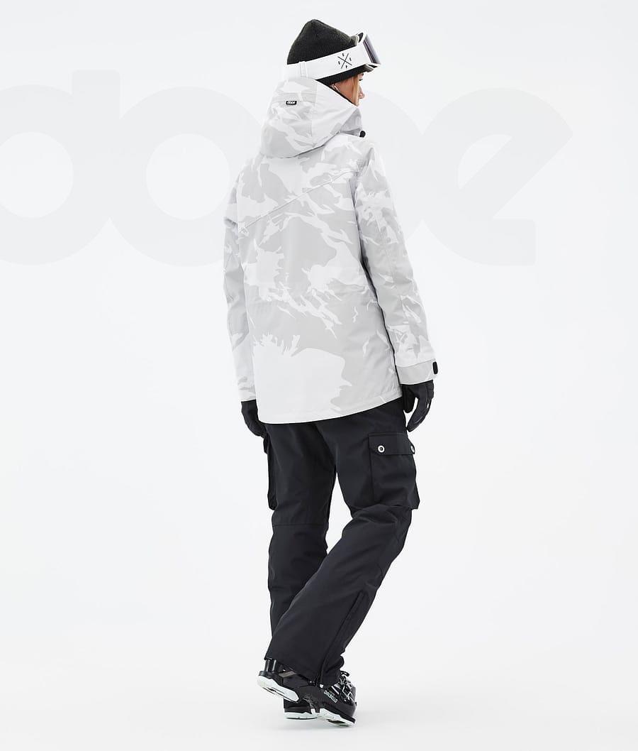 Grey Camo Women's Dope Adept W Ski Jackets | NZ_D1276