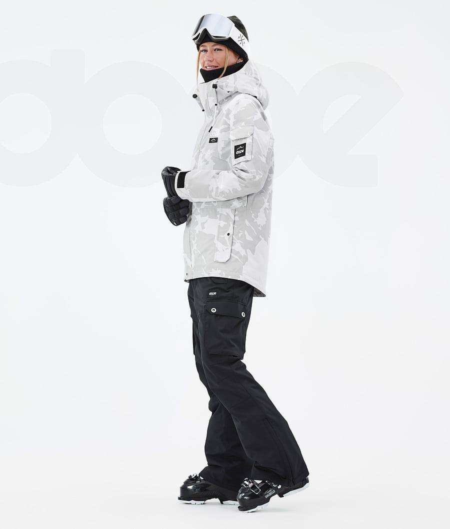 Grey Camo Women's Dope Adept W Ski Jackets | NZ_D1276