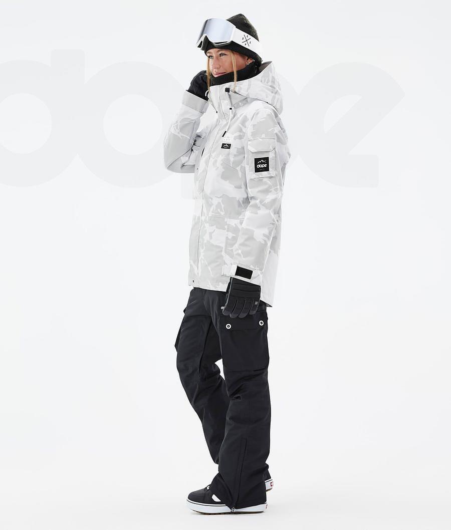 Grey Camo Women's Dope Adept W Snowboard Jackets | NZ_D2376