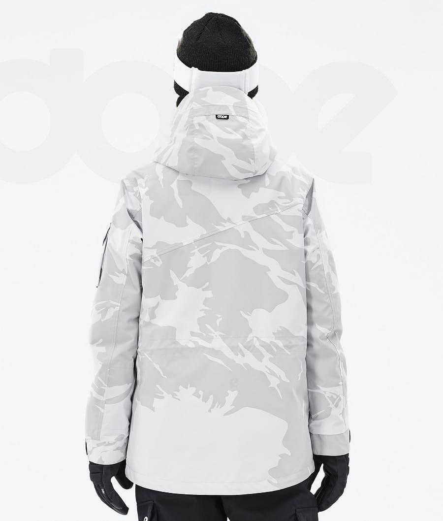 Grey Camo Women's Dope Adept W Snowboard Jackets | NZ_D2376