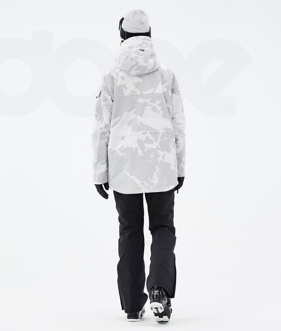 Grey Camo Women's Dope Akin W Ski Jackets | NZ_D2399