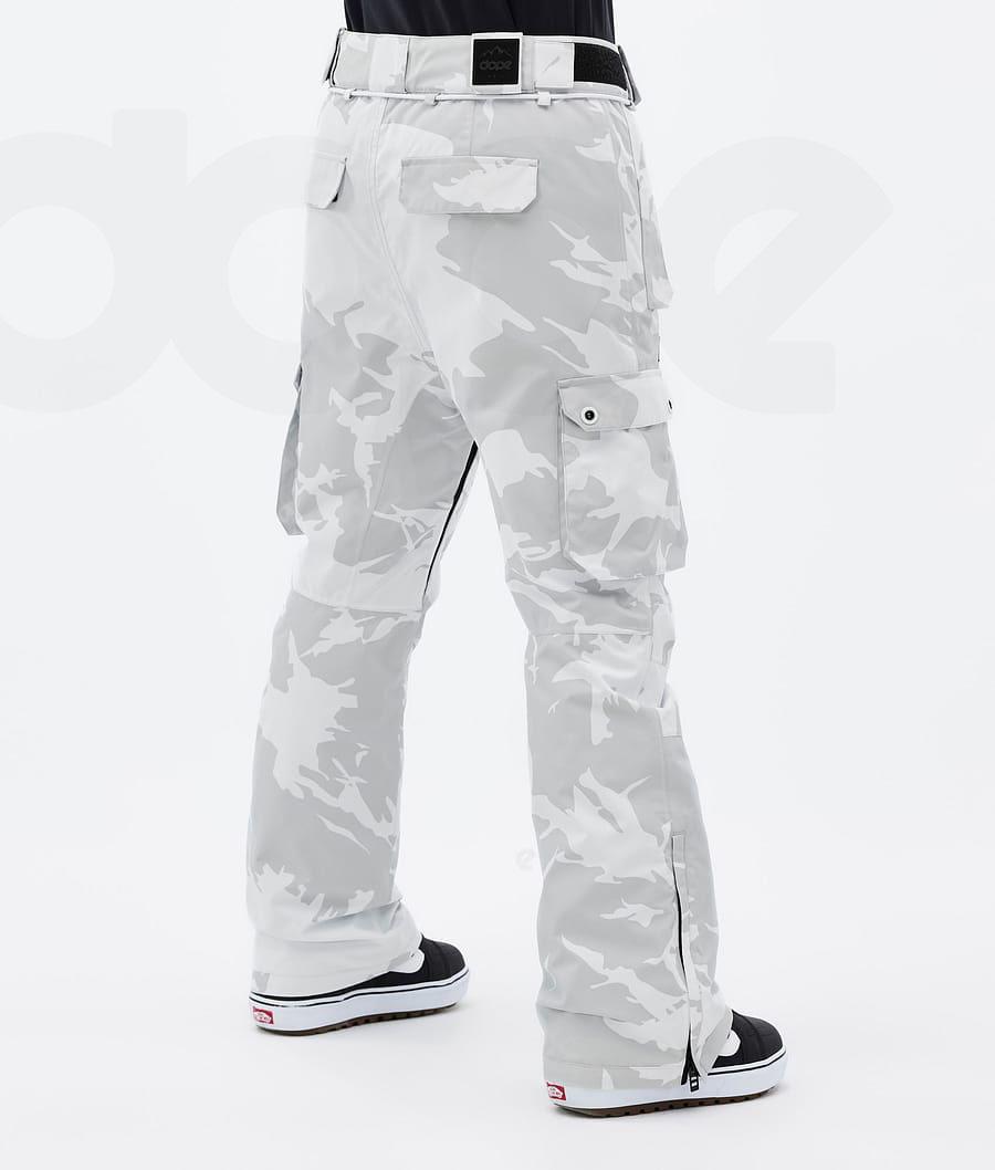 Grey Camo Women's Dope Iconic W Snowboard Pants | NZ_D1581