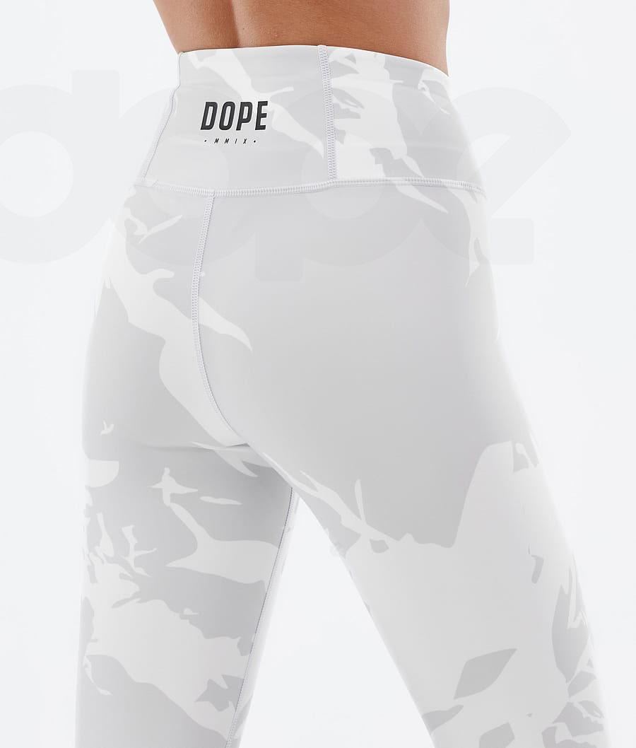Grey Camo Women's Dope Snuggle W Base Layer Pants | NZ_D1317