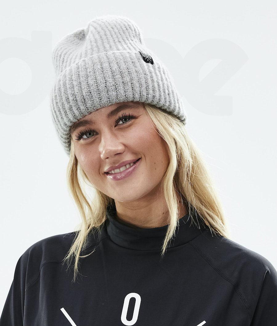 Grey Men's Dope Chunky Beanies | NZ_D1742