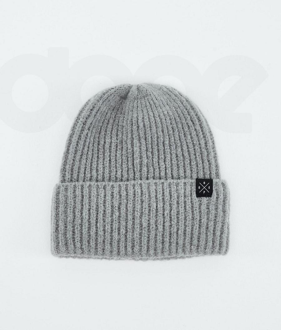 Grey Men\'s Dope Chunky Beanies | NZ_D1742