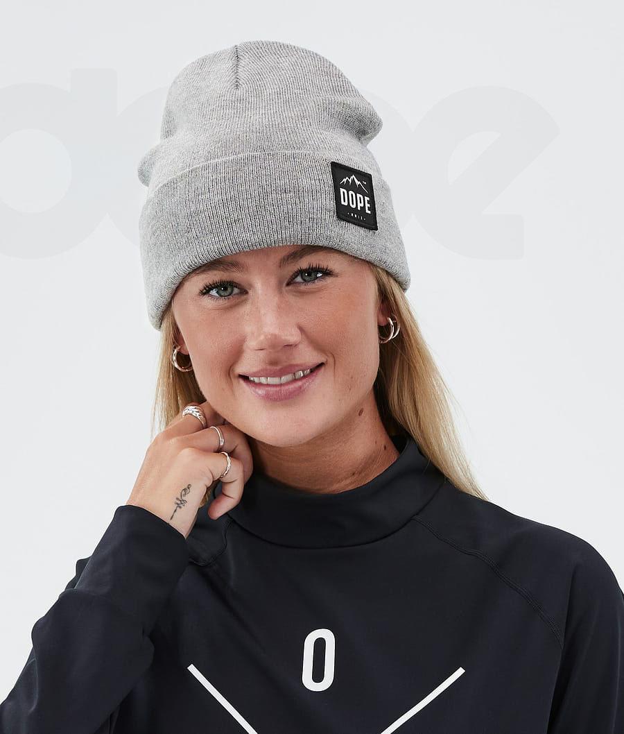 Grey Men's Dope Paradise Beanies | NZ_D1579