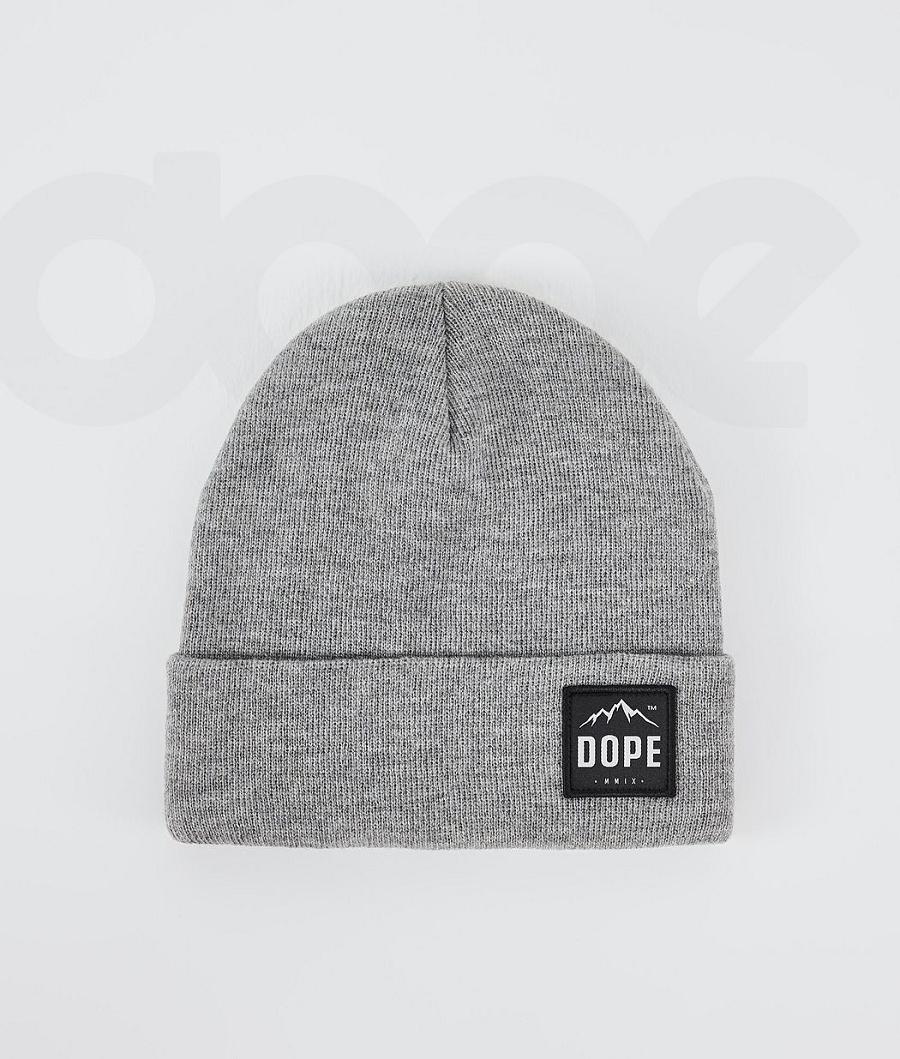 Grey Men\'s Dope Paradise Beanies | NZ_D1579