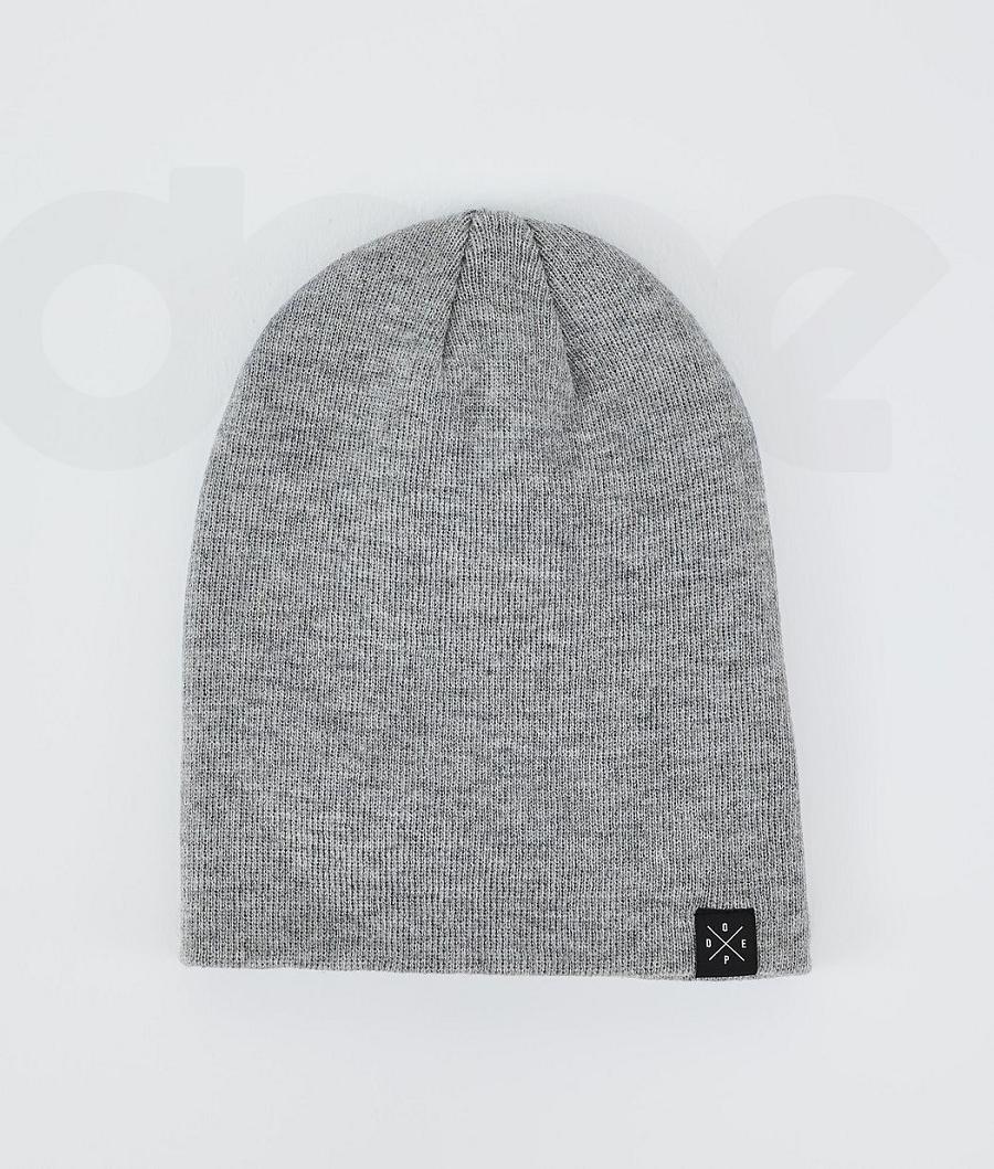 Grey Men's Dope Solitude Beanies | NZ_D1778