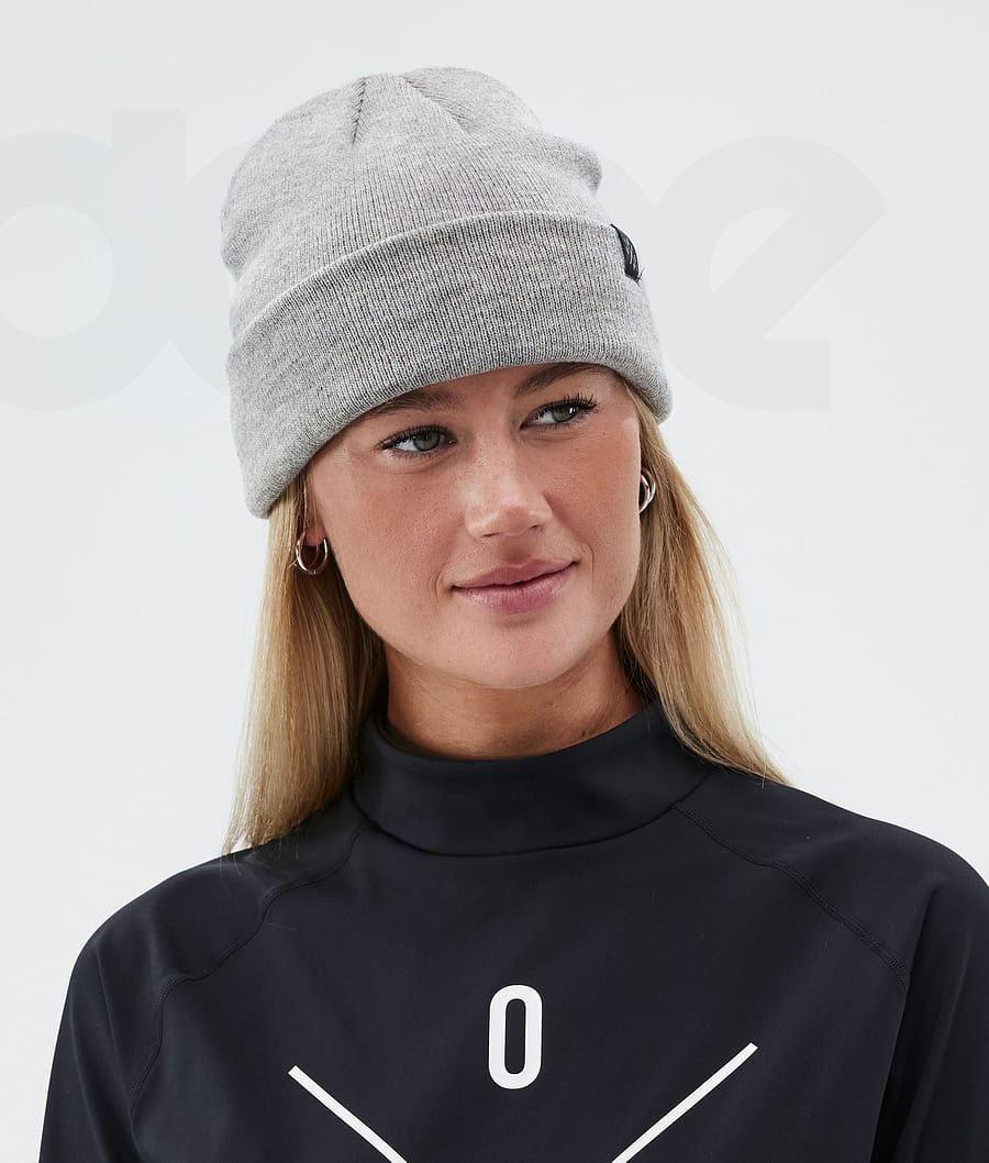 Grey Men's Dope Solitude Beanies | NZ_D1778