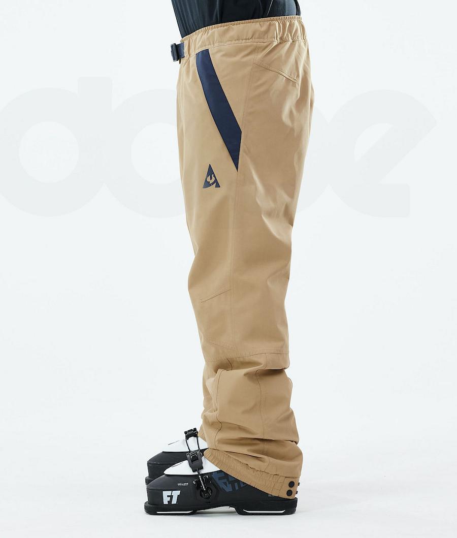 Khaki Blue Men's Dope JT Blizzard Ski Pants | NZ_D1088
