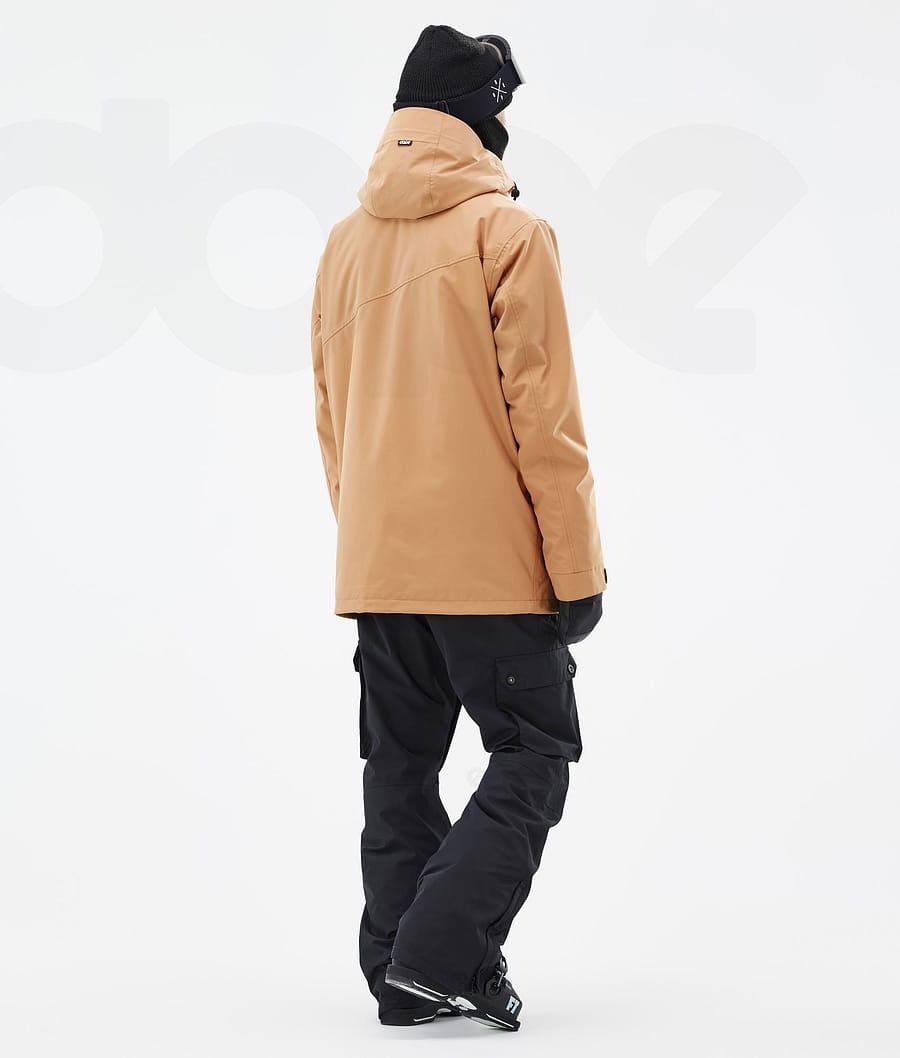 Khaki Men's Dope Adept Ski Jackets | NZ_D2077