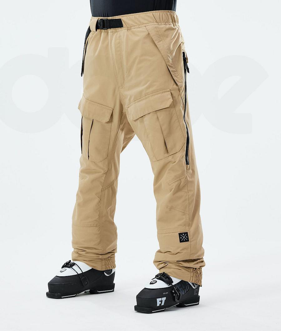 Khaki Men\'s Dope Antek 2020 Ski Pants | NZ_D1510