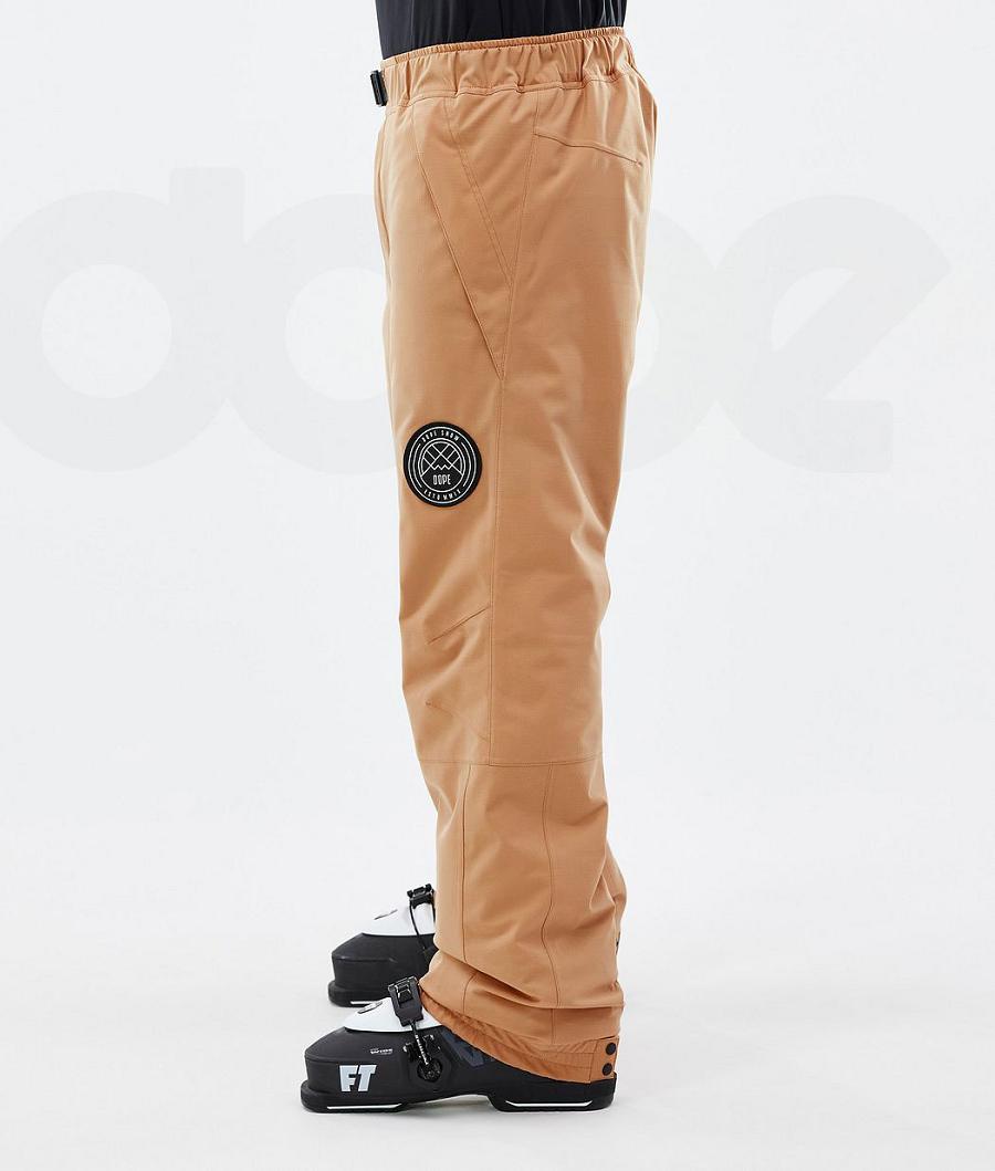 Khaki Men's Dope Blizzard Ski Pants | NZ_D2343